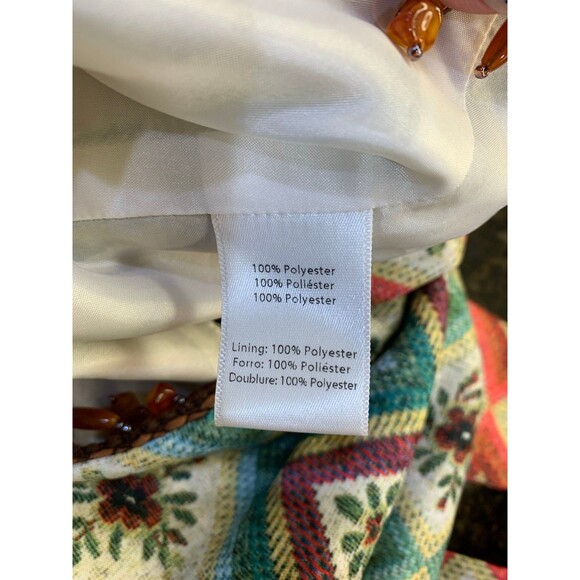 Autumn Adeigbo Beaded Woven Diamond Soraya Top NWT Size 2 - Picture 6 of 12